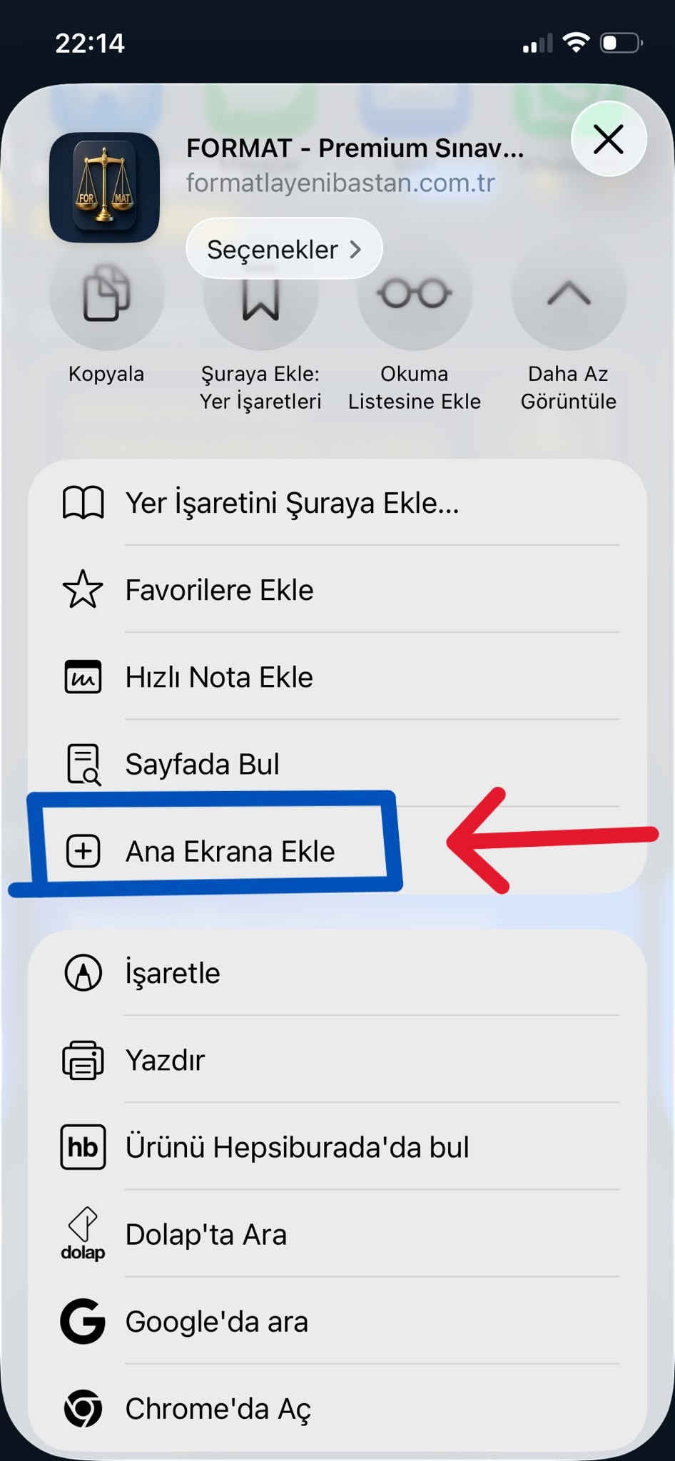 iOS Kurulum